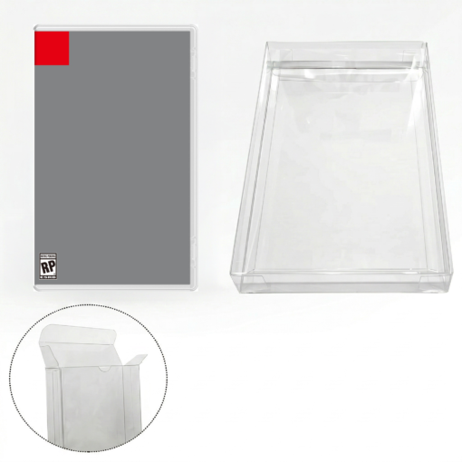 GAME BOX PROTECTORS for Nintendo Switch STRONGEST 0.5mm Plastic Display Case UK