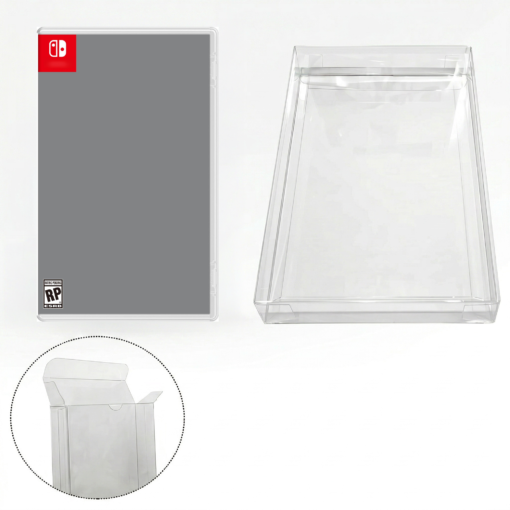 GAME BOX PROTECTORS for Nintendo Switch STRONGEST 0.5mm Plastic Display Case UK