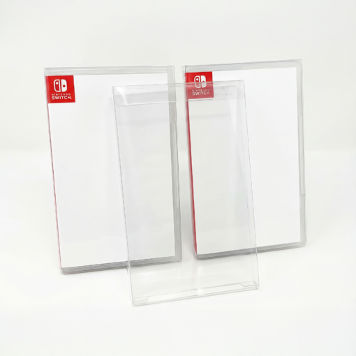 GAME BOX PROTECTORS for Nintendo Switch STRONGEST 0.5mm Plastic Display Case UK