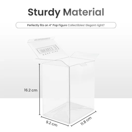Protectors / Cases / for 4" Funko Pop Vinyl 0.5mm STRONG Thickness (1-100 pack)