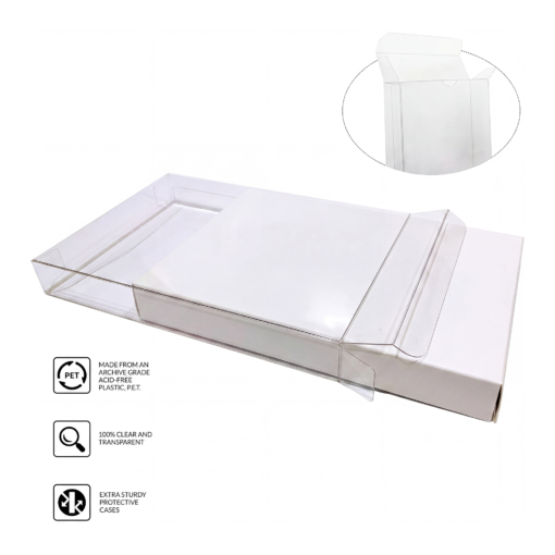 GAME BOX PROTECTORS for Nintendo Switch STRONGEST 0.5mm Plastic Display Case UK