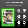 Glow in the Dark 4 Inch Funko Pop Vinyl Figure Protector Case 0.45mm Thick PET Plastic Acid-Free