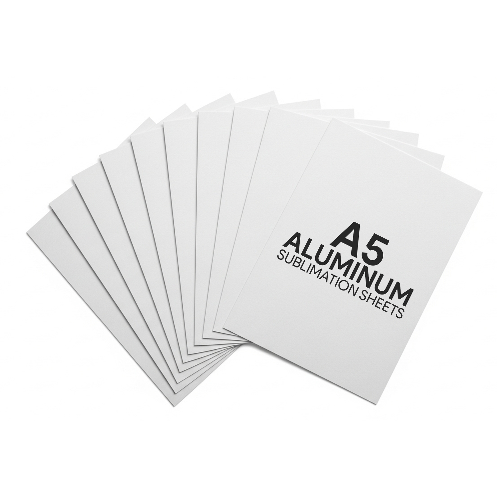 Sublimation Blank Aluminium Sheet 21x14 cm – Gloss White for Heat Press A5 size