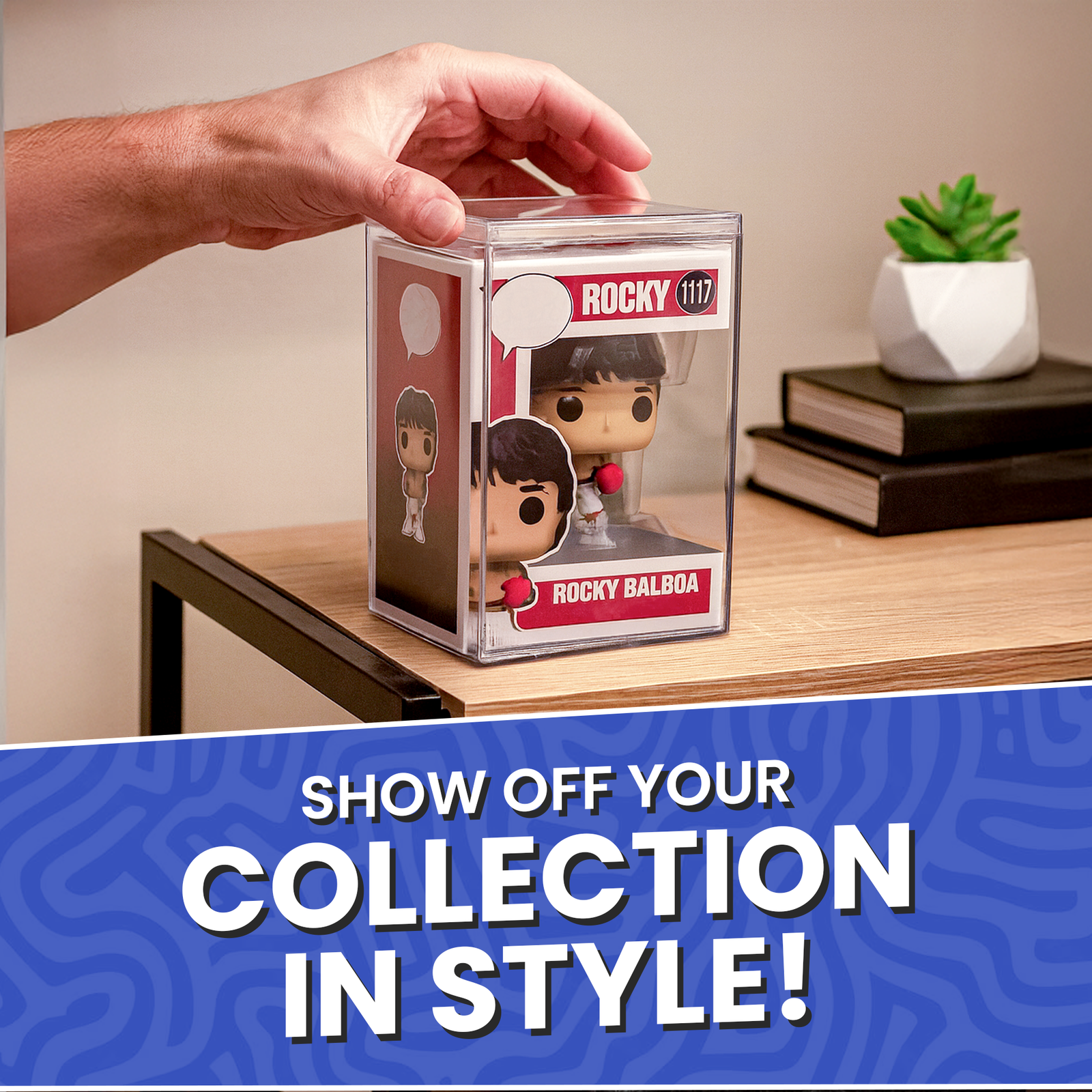 Hard Stack Case For 4" Funko Pop Protector 2MM Clear Display Box (1/2/4 Pack)