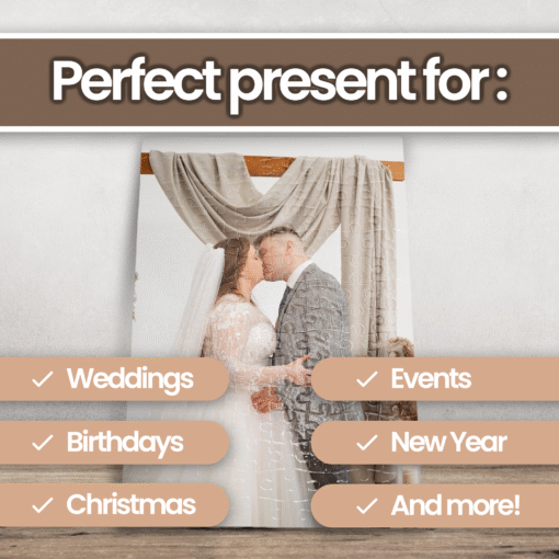 SUB Supply A4 120-Piece Blank Glossy Paper Puzzle for Sublimation Printing