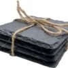 NATURAL SLATE Coaster Blanks Drinks Mat 10 x 10cm for Engraving PERSONALISABLE Wholesale (1-24 Pack)