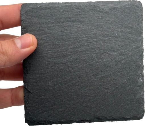 NATURAL SLATE Coaster Blanks Drinks Mat 10 x 10cm for Engraving PERSONALISABLE Wholesale (1-24 Pack)