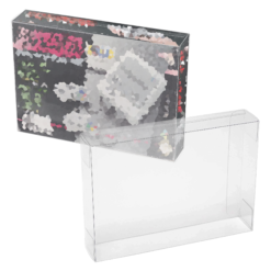 Artboard 1 (13) Console Long Box Protector - Clear Plastic Console Case, 0.5mm Rigid PET Display Case, Dustproof Storage Cover, Fits SNES Long Box Console 525×310×93mm