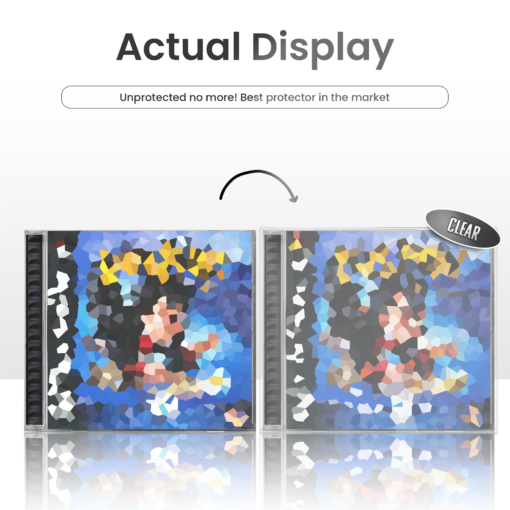 Artboard 6 (10) Game Case Protector – Clear PET Plastic Display & Storage Cover, Compatible with PlayStation® PS1 Game Cases (143 × 131 × 18mm) (1-200 Pack)