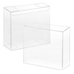 Nintendo DS Big Box Protector Case – Clear PET Plastic Display & Storage Cover, Compatible With PAL Big Box Packaging for Pokémon SoulSilver & HeartGold (1-4 Pack)