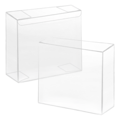 Nintendo DS Big Box Protector Case – Clear PET Plastic Display & Storage Cover, Compatible With PAL Big Box Packaging for Pokémon SoulSilver & HeartGold (1-4 Pack)