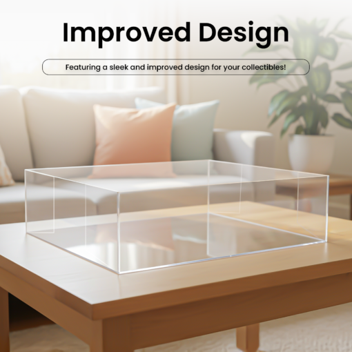 Artboard 3 (2) Box Protector for PlayStation 2 Original Fat Console Box, Clear PET Display Case for Storage and Display, Compatible with PS2 Console Packaging