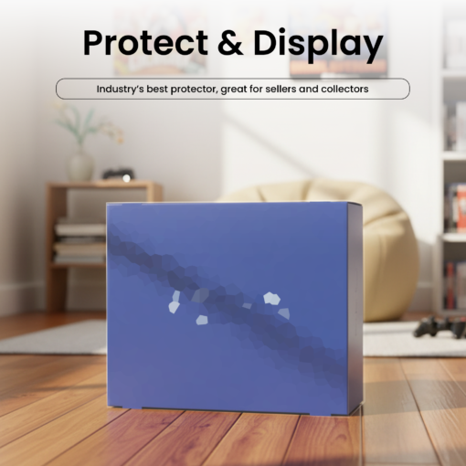 Artboard 7 (3) Box Protector for PlayStation 2 Original Fat Console Box, Clear PET Display Case for Storage and Display, Compatible with PS2 Console Packaging