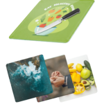 Personalised Glass Chopping Board Square 28 x 30 cm Custom Photo Cutting Board Toughened Glass Kitchen Gift