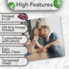 Personalised Glass Chopping Board Square 28 x 30 cm Custom Photo Cutting Board Toughened Glass Kitchen Gift
