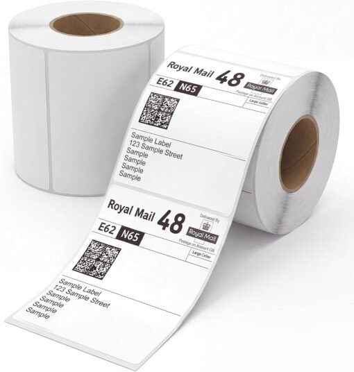 712xireIJ6L._AC_SL1500_ EXTREMEGRIPPRO 100 x 150 mm (4 x 6 Inch) Premium Coated Direct Thermal Labels, Self-Adhesive Shipping Labels Compatible with Zebra & MUNBYN, Waterproof & Scratch Resistant